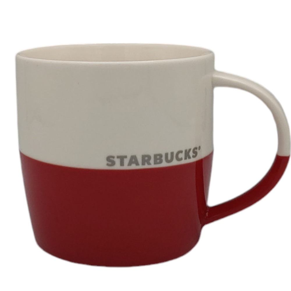 Starbucks Red White Mug 2011